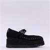 Marco Moreo Stockholm Stud Mary Jane - Black Suede